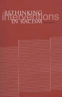 Cover image of book Rethinking Interventions in Racism by Reena Bhavnani 