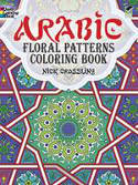 Cover image of book Arabic Floral Patterns Coloring Book by Nick Crossling