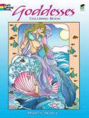 Cover image of book Goddesses Coloring Book by Marty Noble 
