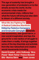 Cover image of book What We Are Fighting For: A Radical Collective Manifesto by Federico Campagna and Emanuele Campiglio (Editors)