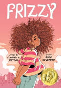 Cover image of book Frizzy by Claribel A. Ortega, illustrated by Rose Bousamra 