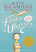Cover image of book Flora & Ulysses by Kate DiCamillo, iIlustrated By K. G. Campbell