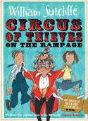 Cover image of book Circus of Thieves on the Rampage by William Sutcliffe, illustrated by David Tazzyman