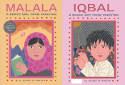 Cover image of book Malala: a Brave Girl from Pakistan / Iqbal: a Brave Boy from Pakistan: Two Stories of Bravery by Jeanette Winter 
