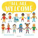 Cover image of book All Are Welcome by Alexandra Penfold, illustrated by Suzanne Kaufman