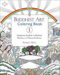 Cover image of book Buddhist Art Coloring Book 1: Auspicious Symbols and Mythical Motifs from the Tibetan Tradition by Robert Beer
