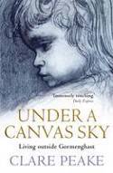 Cover image of book Under a Canvas Sky: Living Outside Gormenghast by Clare Peake