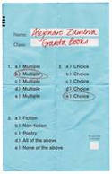 Cover image of book Multiple Choice by Alejandro Zambra, translated by Megan McDowell