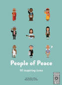 Cover image of book People of Peace: Meet 40 Amazing Activists by Sandrine Mirza, illustrated by Le Duo