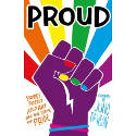 Cover image of book Proud: Stories, Poetry and Art on the Theme of Pride by Juno Dawson (Editor) 