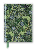 Cover image of book William Morris: Seaweed 2024 Diary by Flame Tree Publishing 