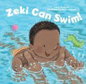 Cover image of book Zeki Can Swim! by Anna McQuinn, illustrated by Ruth Hearson 