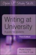 Cover image of book Writing at University by Phyllis Creme and Mary L. Rea 