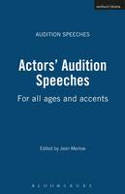 Cover image of book Actors' Audition Speeches For All Ages and Accents by Jean Marlow 