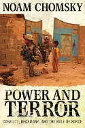 Cover image of book Power and Terror: Conflict, Hegemony, and the Rule of Force by Noam Chomsky