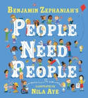 Cover image of book People Need People by Benjamin Zephaniah, illustrated by Nila Aye 