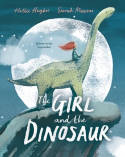 Cover image of book The Girl and the Dinosaur by Hollie Hughes, illustrated by Sarah Massini 