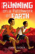 Cover image of book Running on a Patchwork of Earth by Jonny Zucker, illustrated by Emmanuel Cerisier