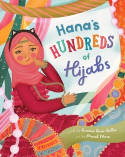 Cover image of book Hana's Hundreds of Hijabs by Razeena Omar Gutta, illustrated by Manal Mirza 