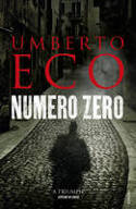 Cover image of book Numero Zero by Umberto Eco, translated by Richard Dixon