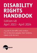 Cover image of book Disability Rights Handbook Edition 48: April 2023 - April 2024 by Ian Greaves (Editor) 