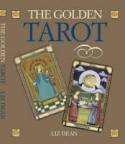 Cover image of book The Golden Tarot by Liz Dean, illustrated by Melissa Launay
