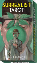 Cover image of book Surrealist Tarot by Massimiliano Filadoro, illustrated by Luigi Di Giammarino 